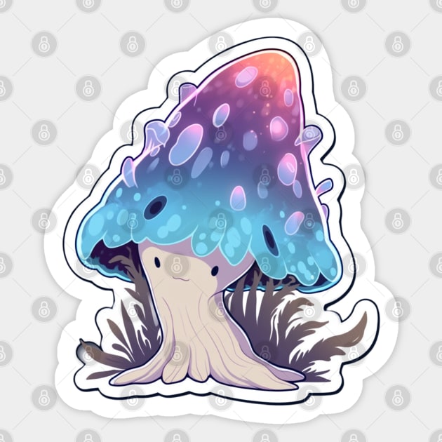 Cute Mushroom Derp Sticker by DarkSideRunners